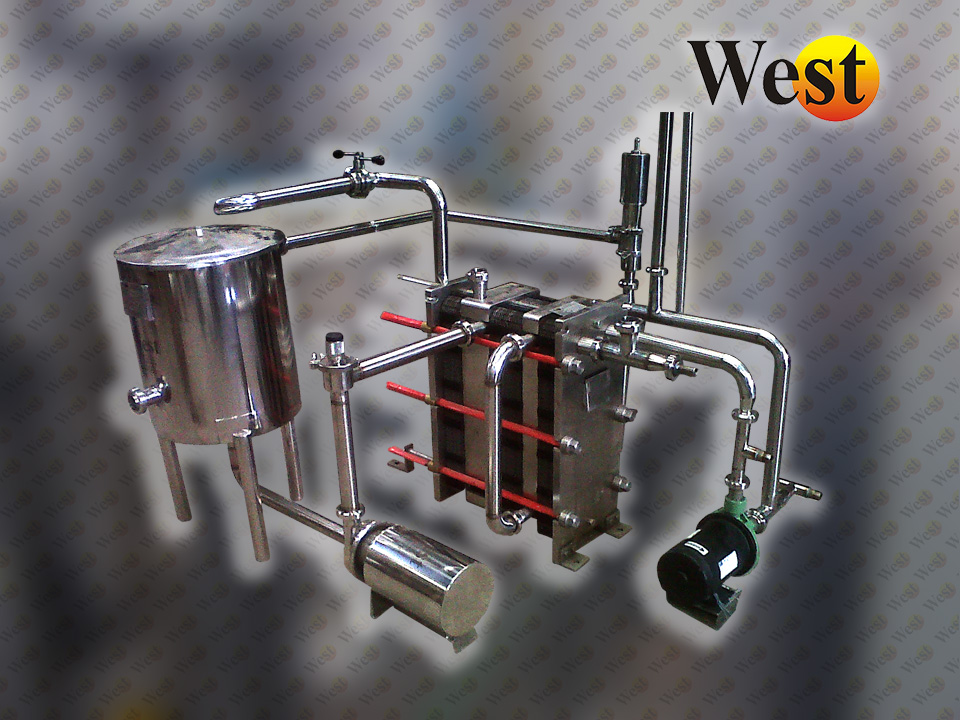 Pasteurizador West-15 até 7.500L/H